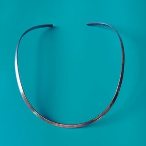 Sterling Silver Collar Choker Necklace